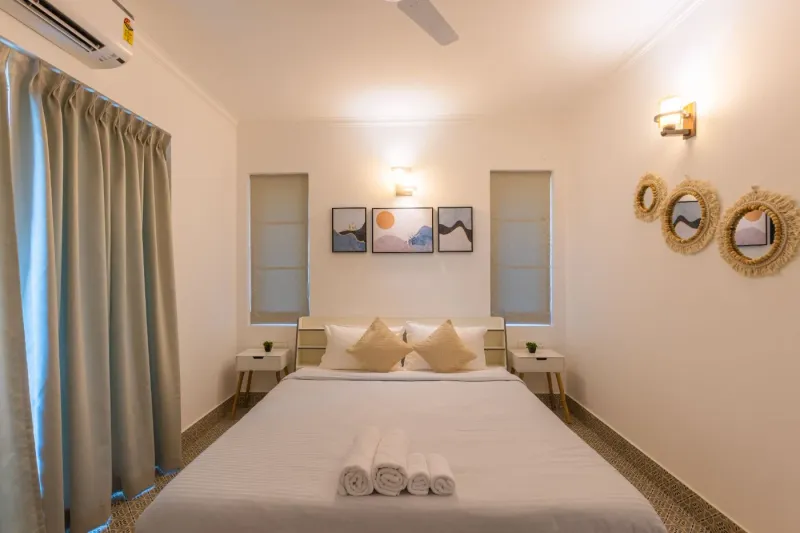 Tranquil 1BHK suite Pool+Field Calangute Da Alohas