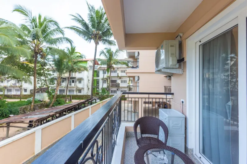 Tranquil 1BHK suite Pool+Field Calangute Da Alohas