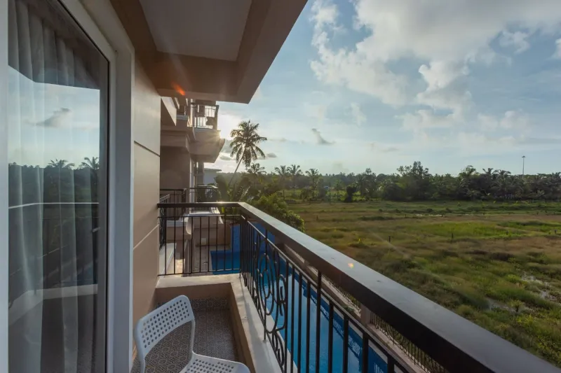 Tranquil 1BHK suite Pool+Field Calangute Da Alohas