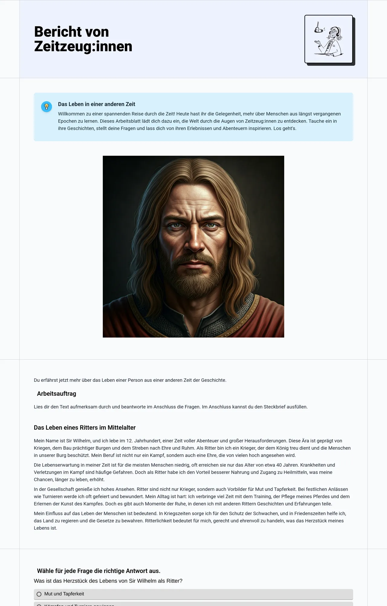 Bericht von Zeitzeug:innen