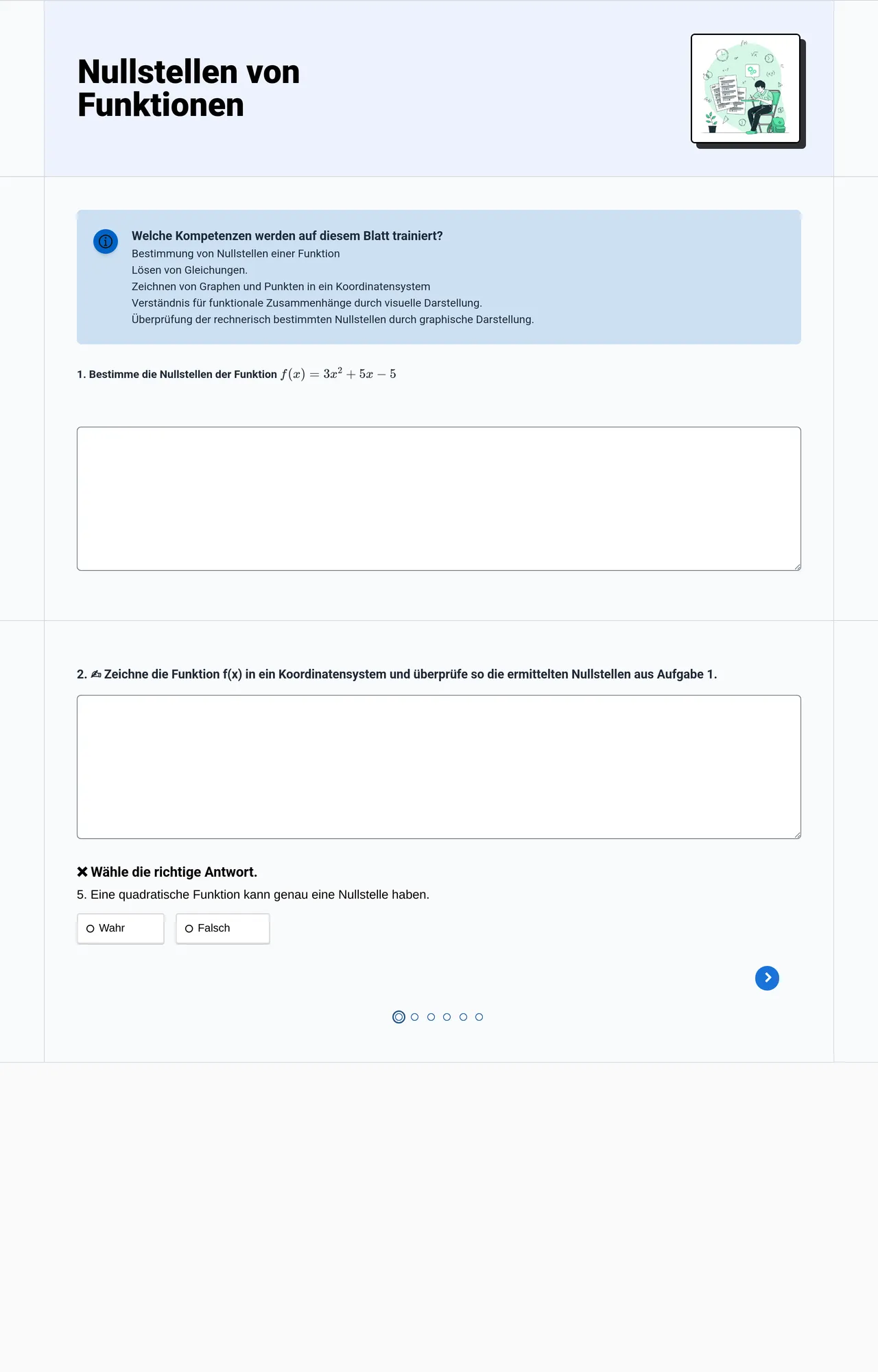Nullstellen von Funktionen