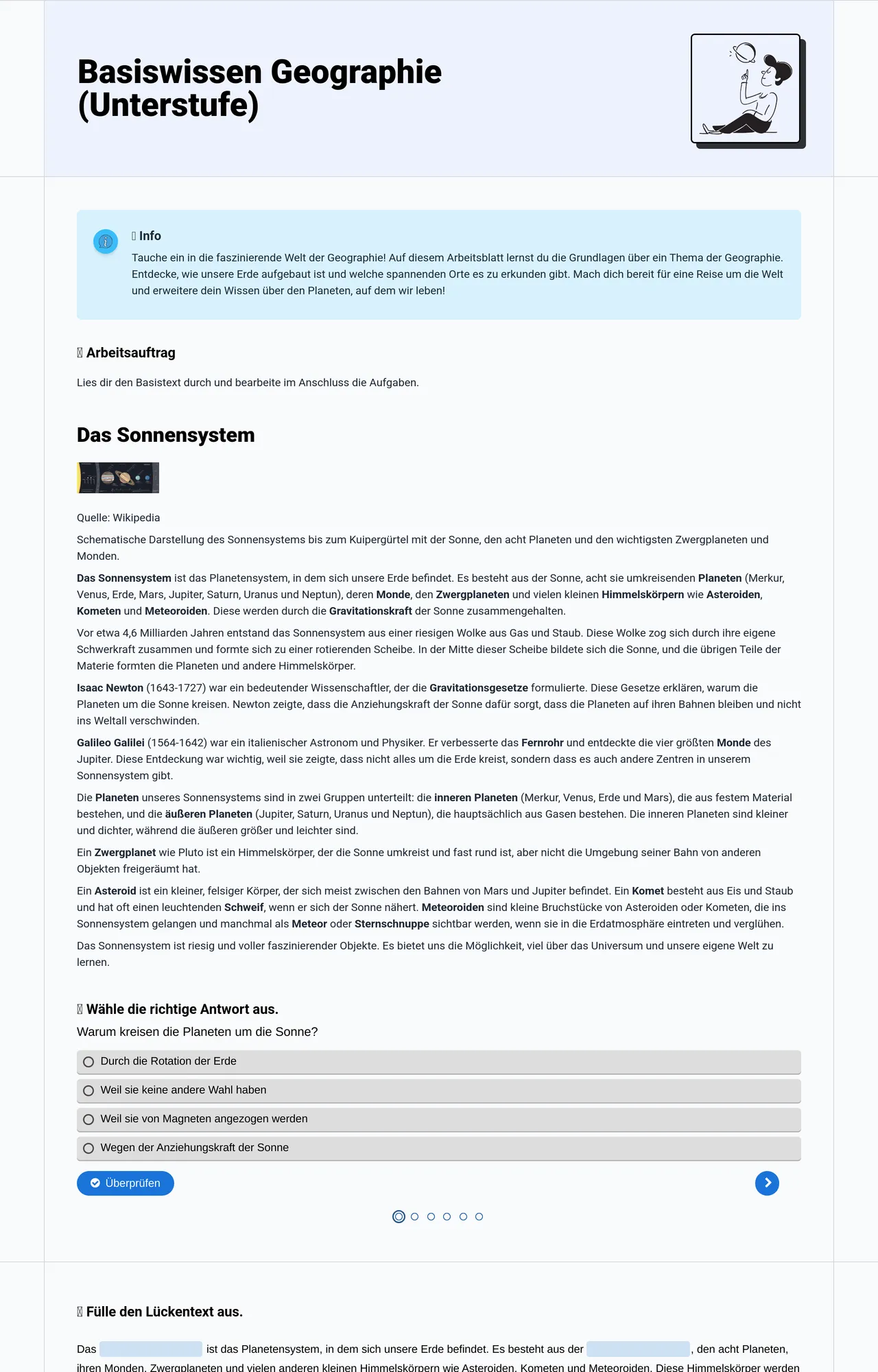 Basiswissen Geographie (Unterstufe)