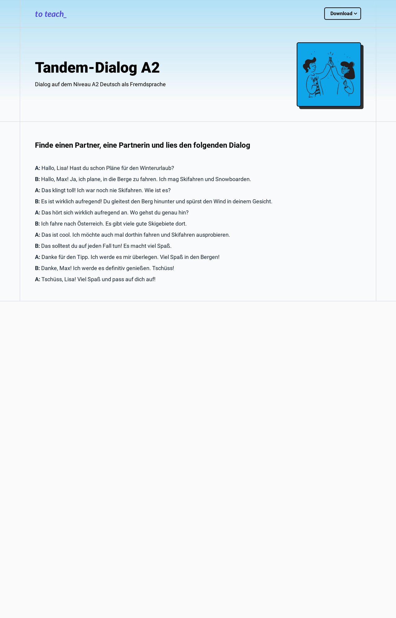 Tandem-Dialog A2