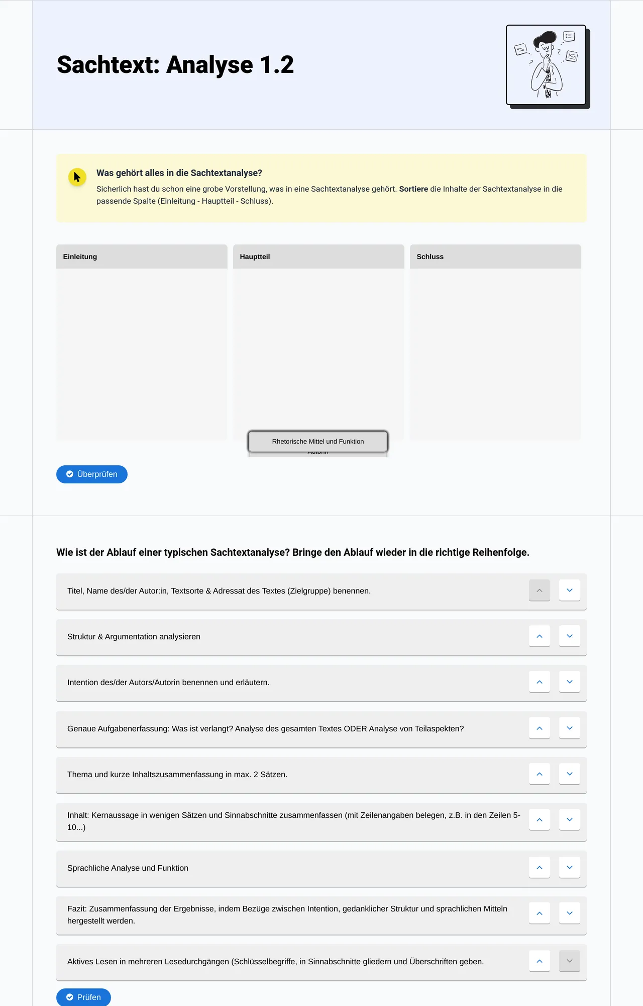 Sachtext: Analyse 1.2