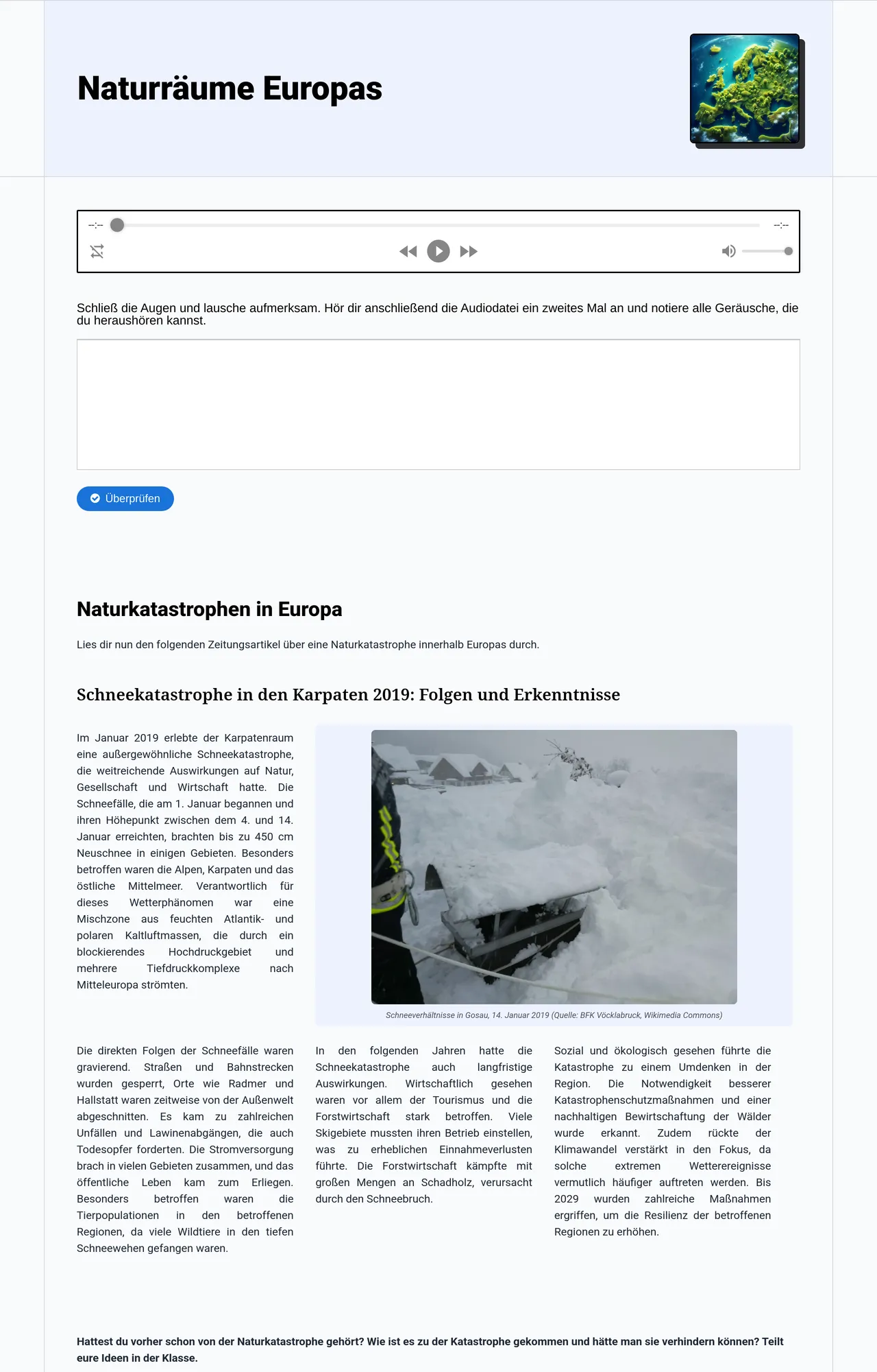 Naturräume Europas
