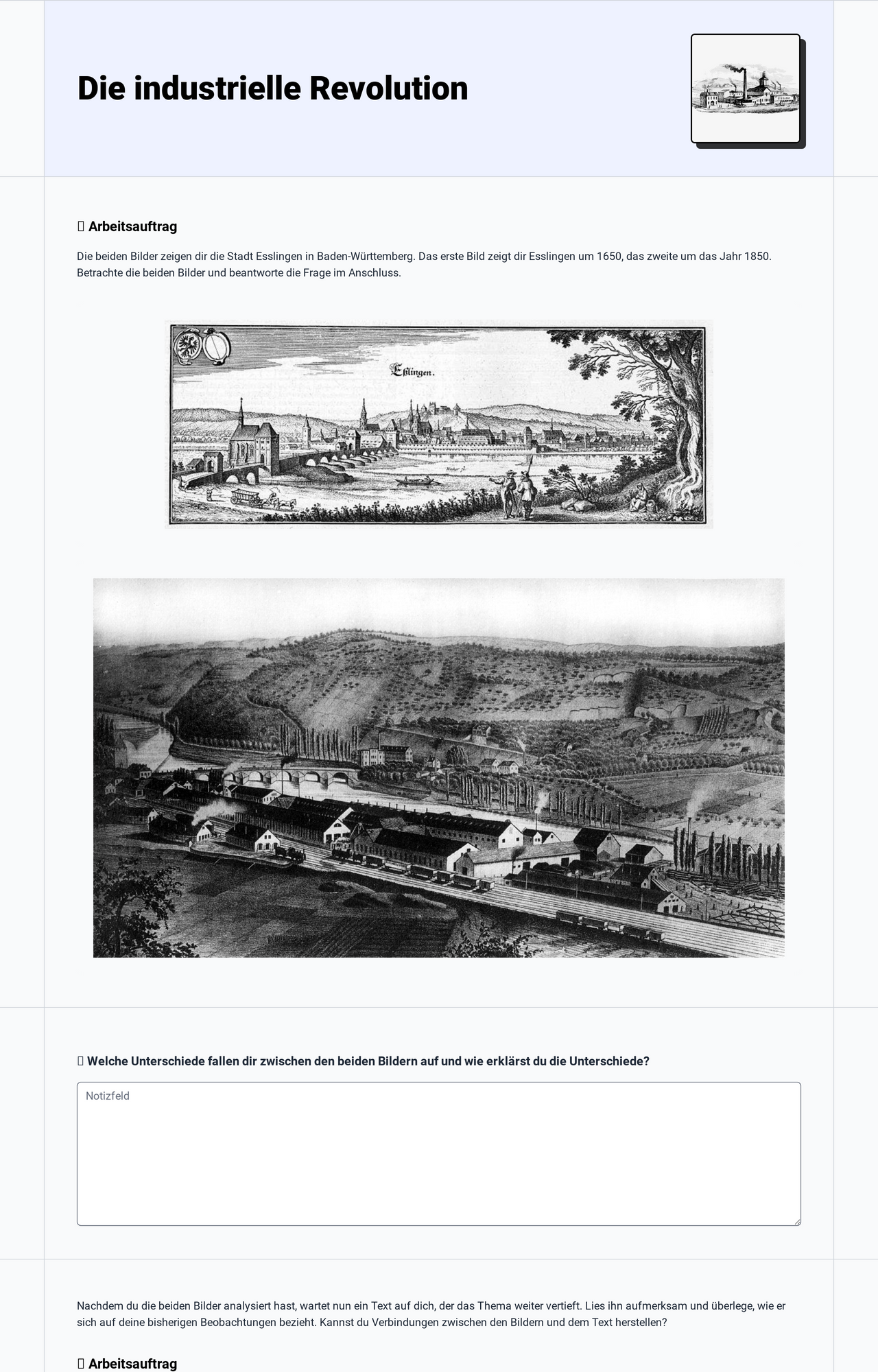 Die industrielle Revolution