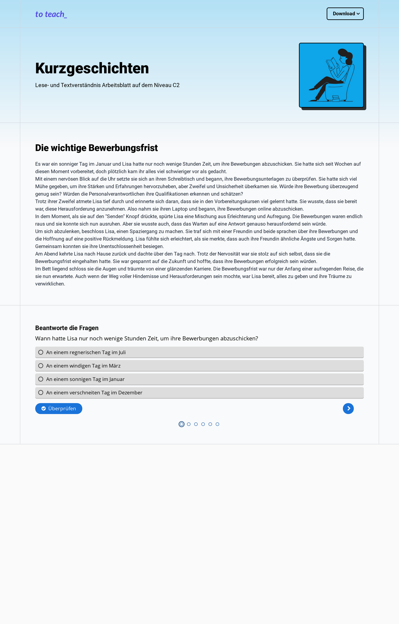 Kurzgeschichten