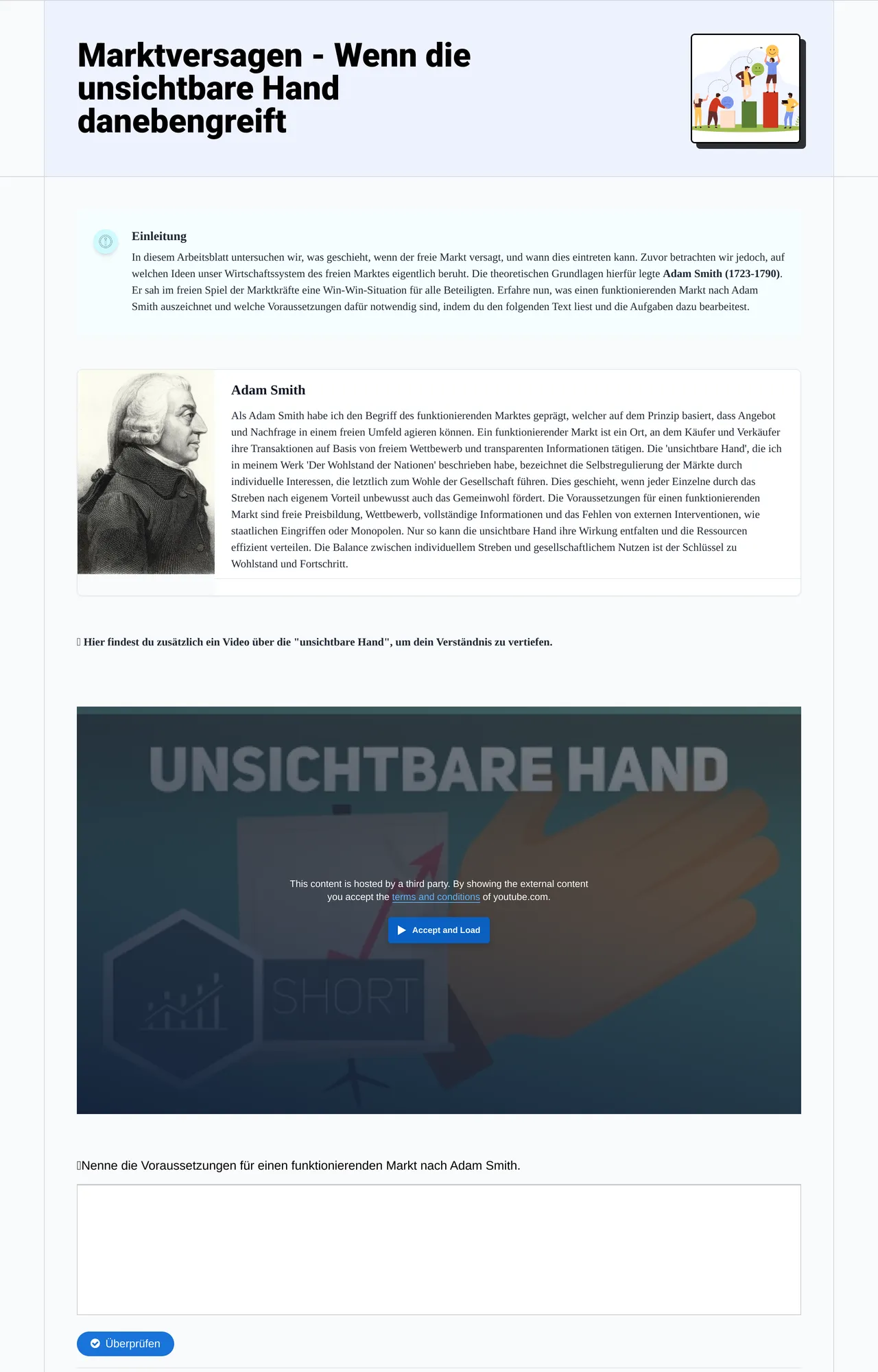 Marktversagen - Wenn die unsichtbare Hand danebengreift