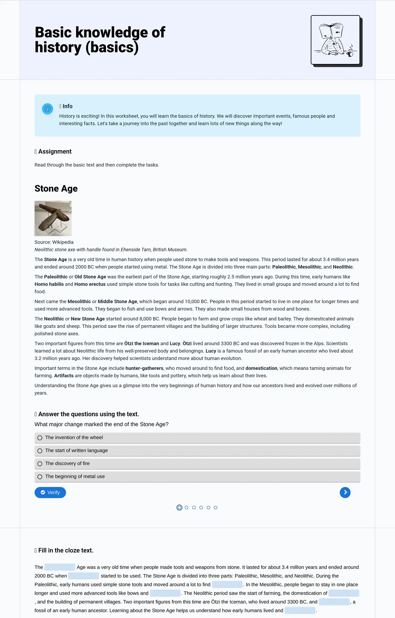 Basic knowledge of history (basics)
