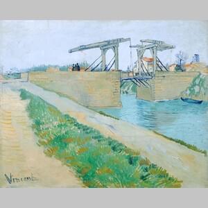 Мостът Ланглуа в онлайн галерия от Ван Гог