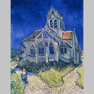 Църква в Оверс в онлайн галерия от Ван Гог