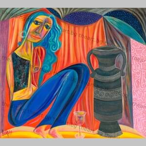 Картина Жена с ваза в онлайн галерия от Румен Рачев