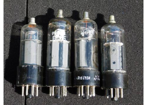 VINTAGE TUBES & TUBE SOCKETS PHILIPS 6CM5 X4 VINTAGE RADIO VALVES ...