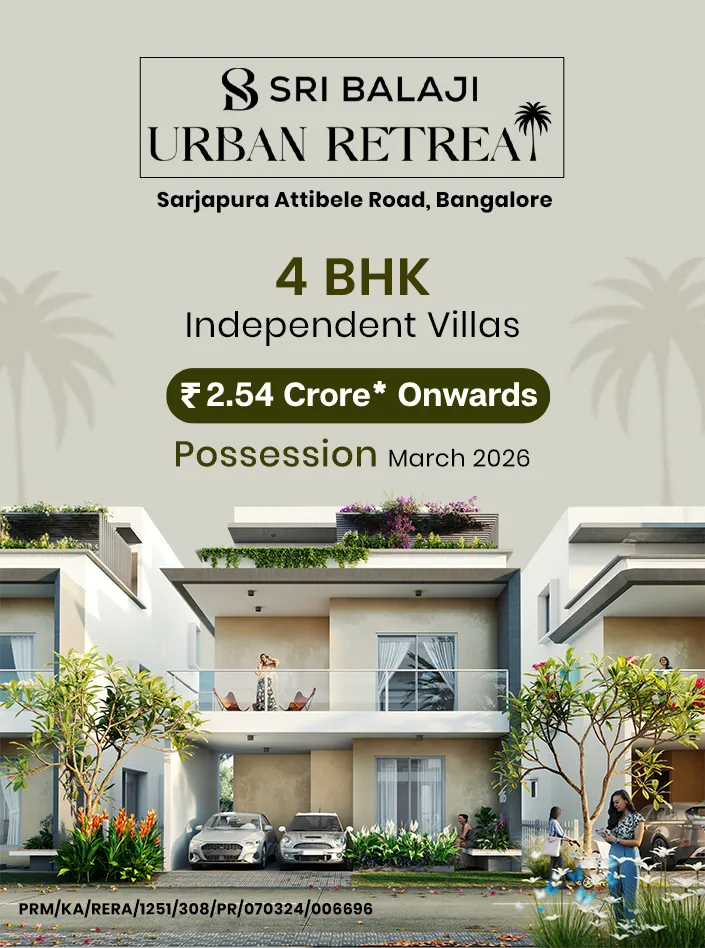 Sri Balaji Urban Retreat - Mobile banner showcasing the project