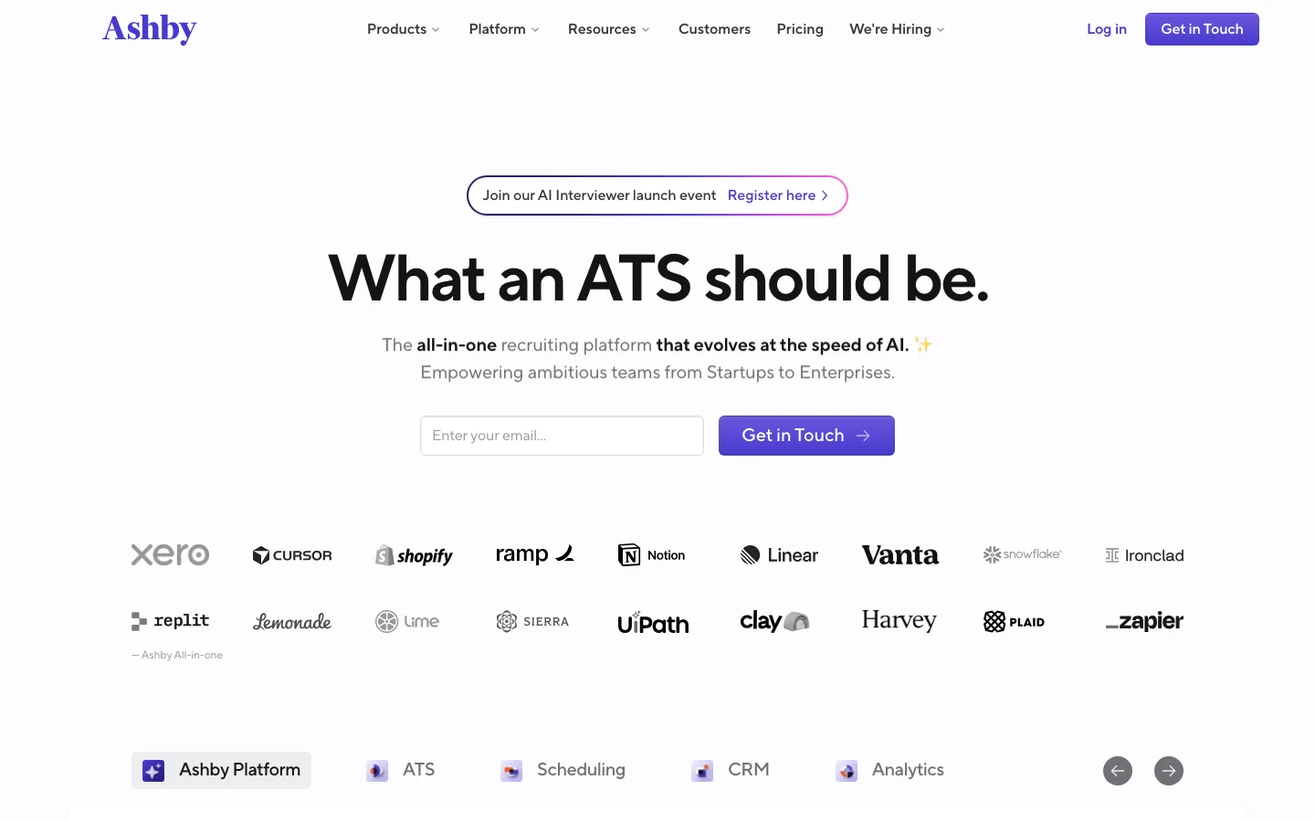 Ashby homepage