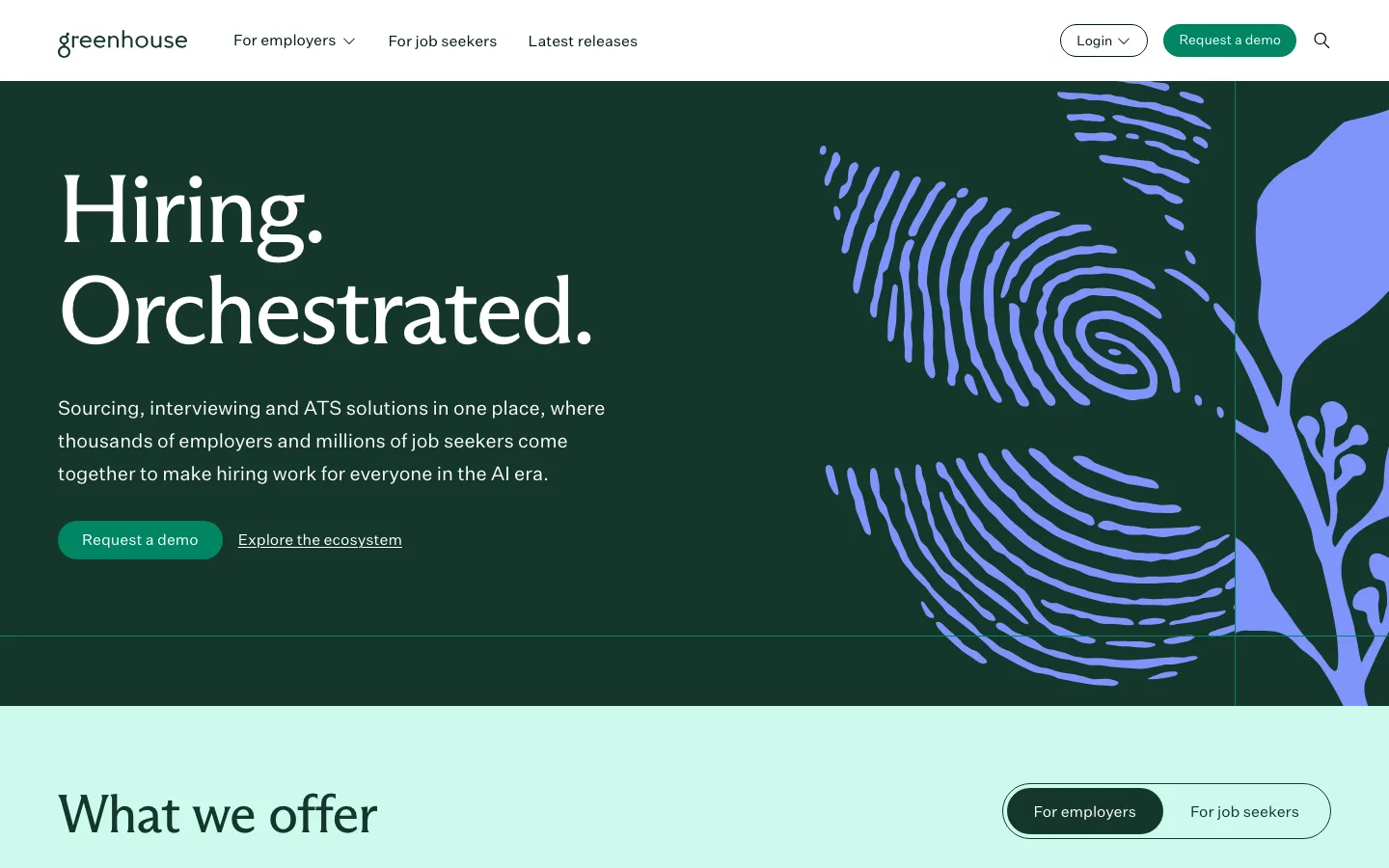 Greenhouse homepage