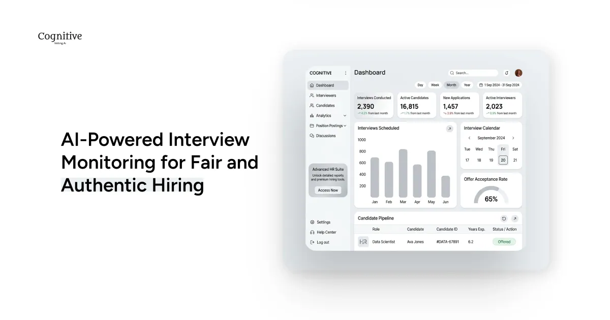 Interview Cheating Detection & Anti-Fraud Monitoring With AI 