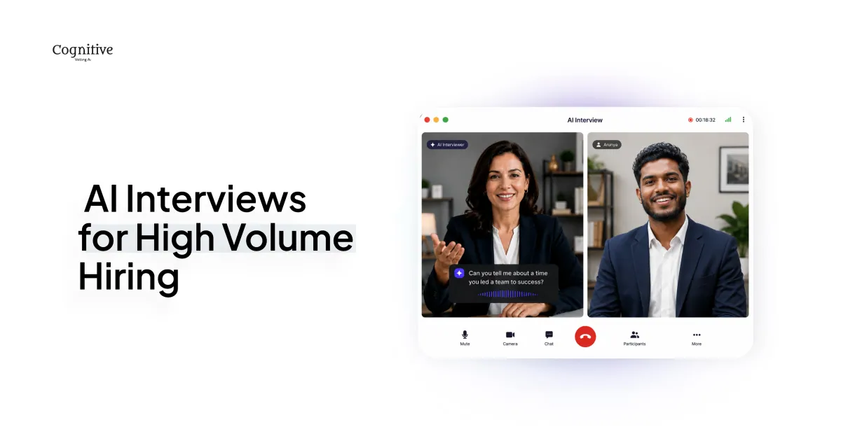 How Do AI Interviews Work for High-Volume Hiring Teams?