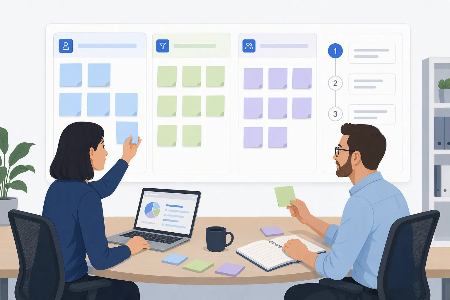 Recruiter and hiring manager defining candidate sourcing signals