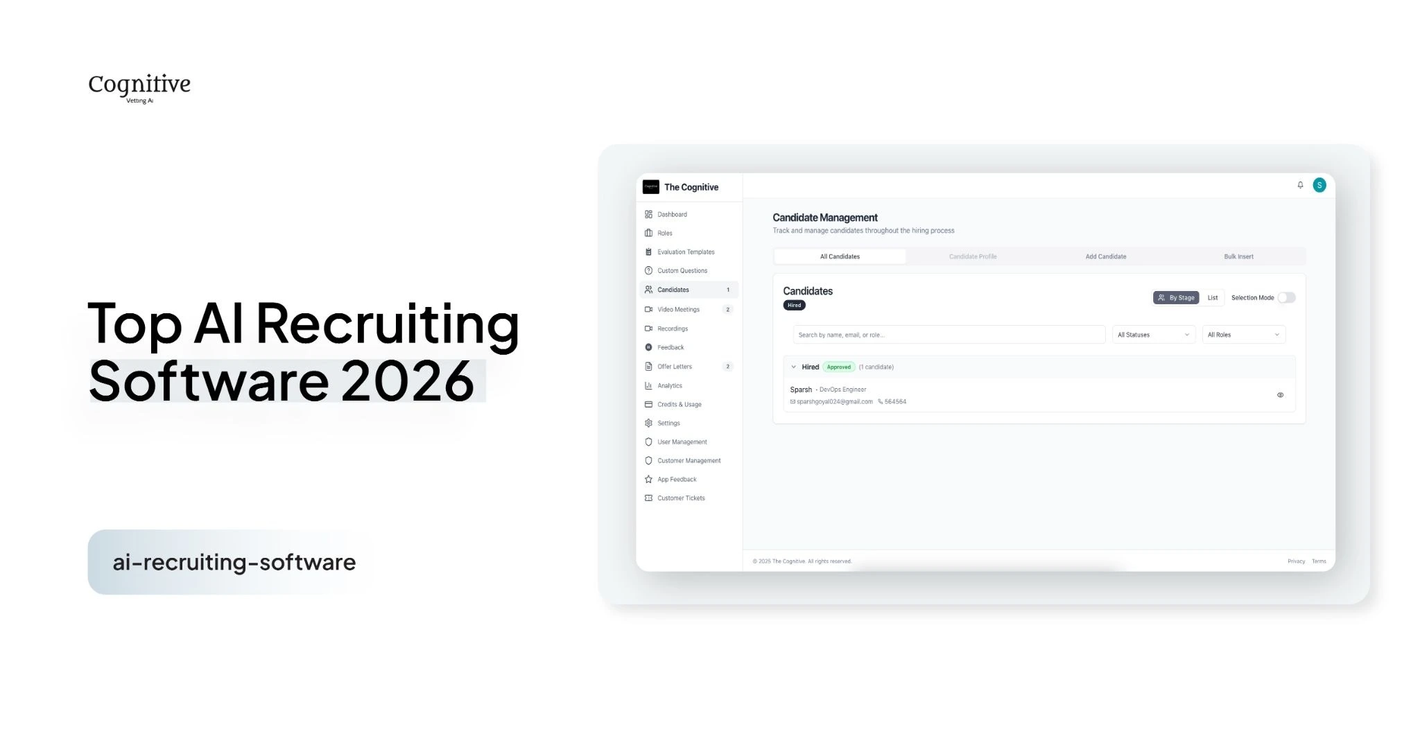 AI Recruiting Software Market Overview 2026: 7 Tools Compared