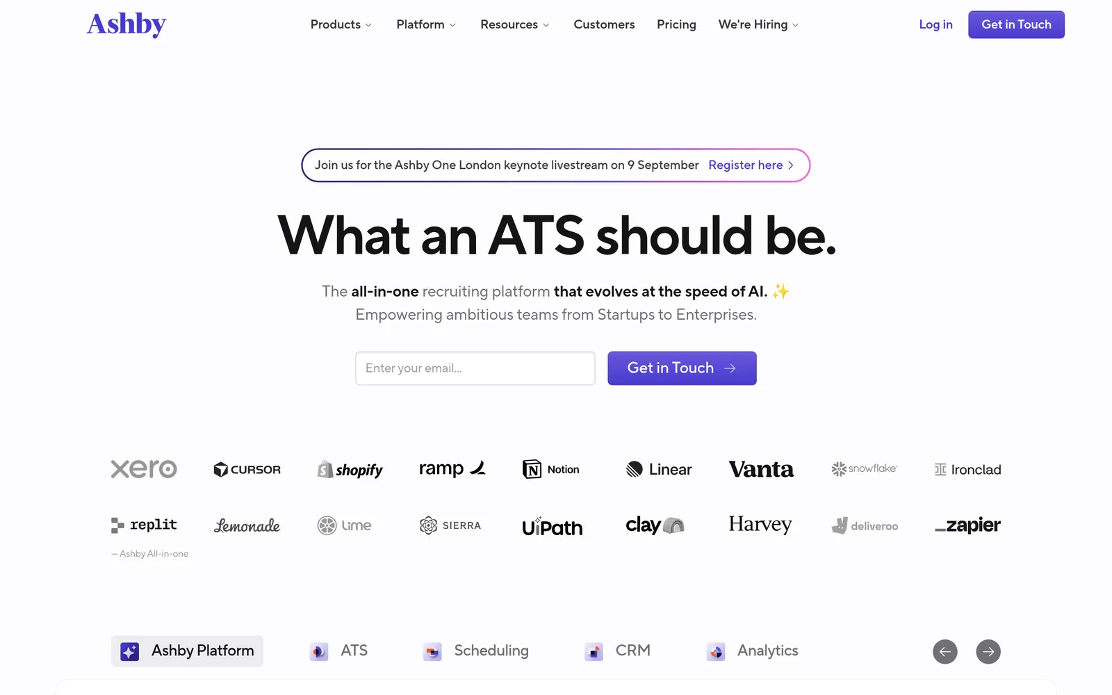 Ashby homepage