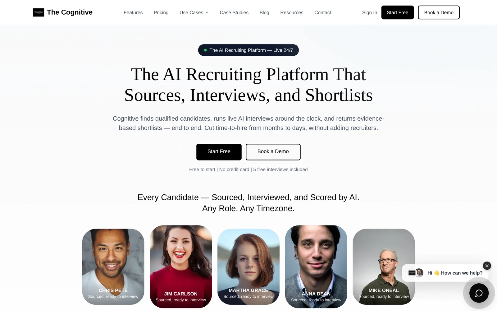 The Cognitive: the AI recruiting platform that sources, interviews and shortlists