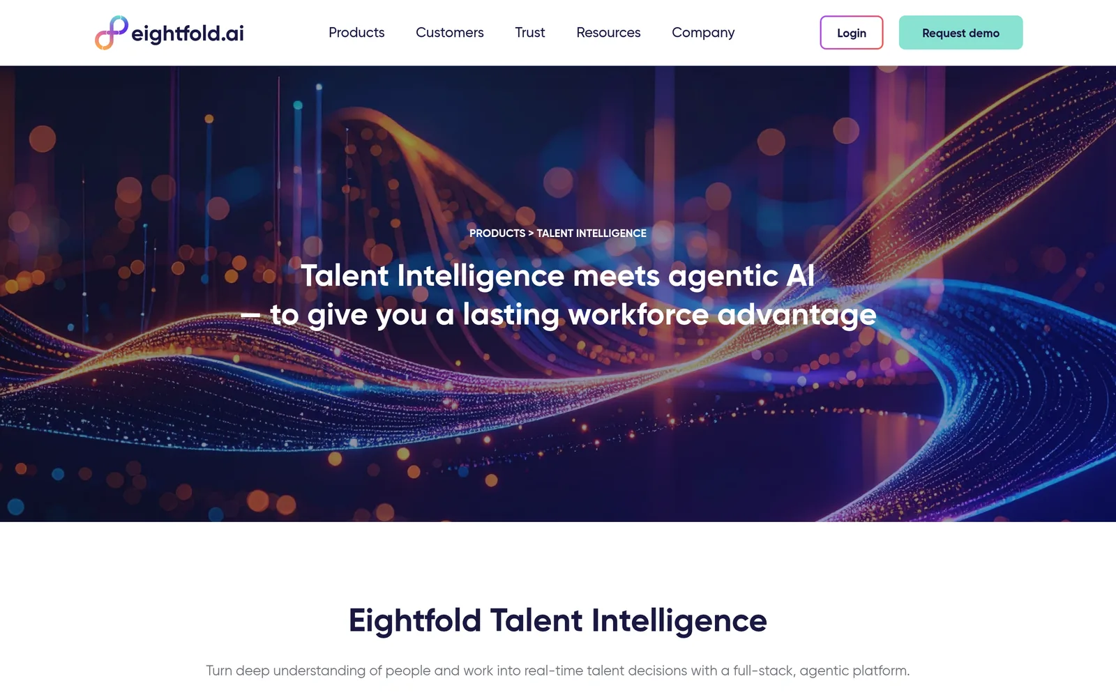 Eightfold AI product page