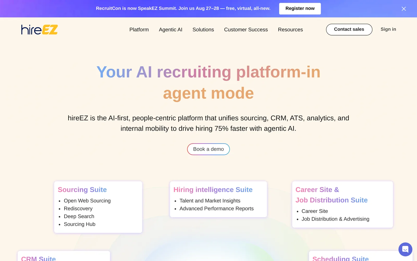 hireEZ product page