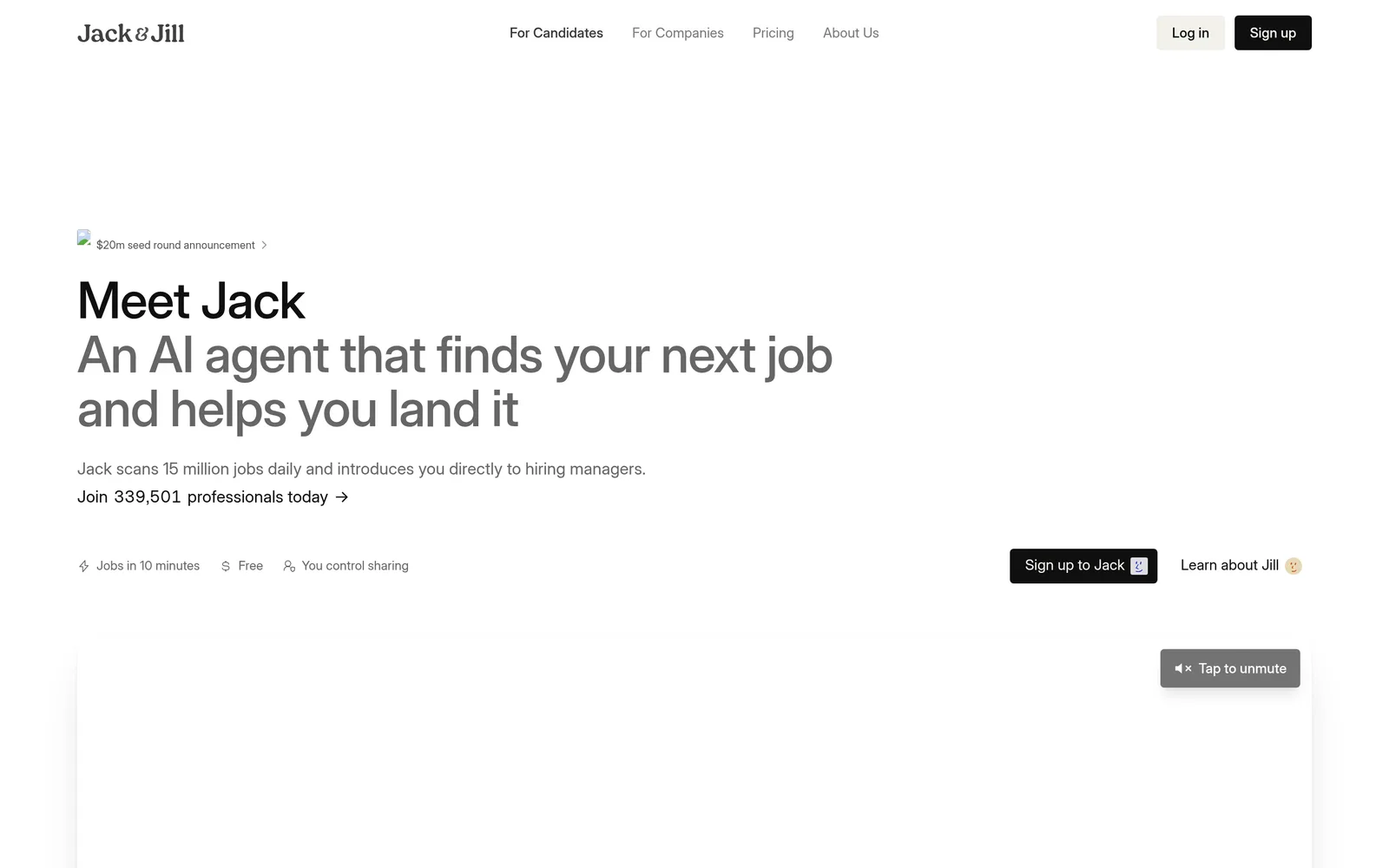 Jack & Jill homepage