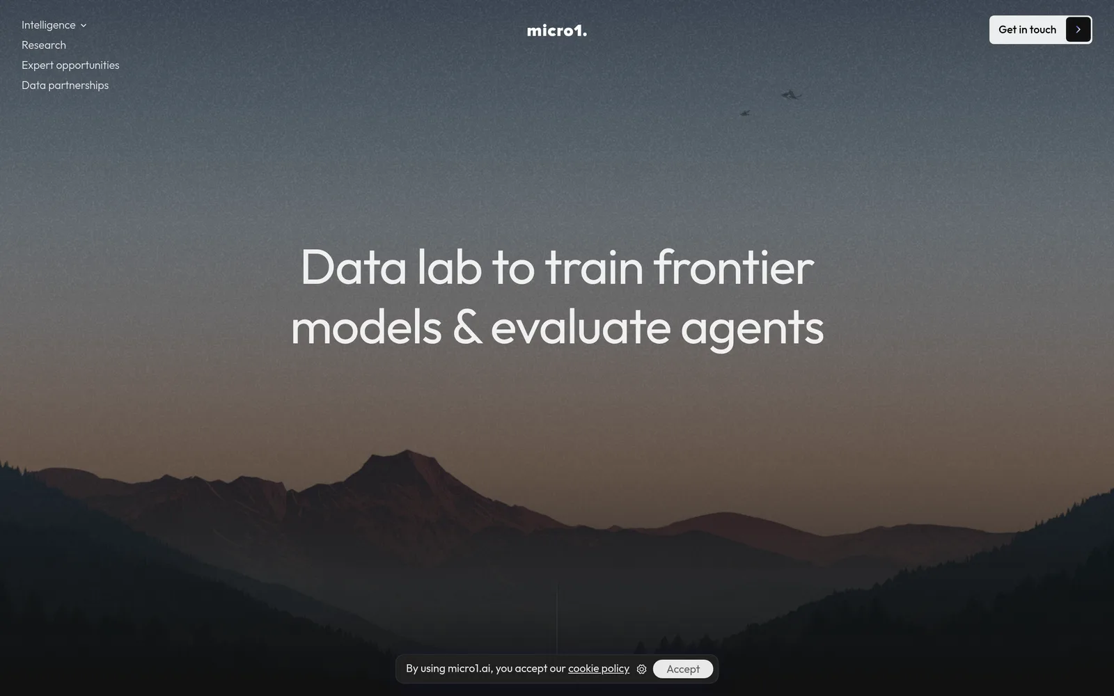 micro1 homepage