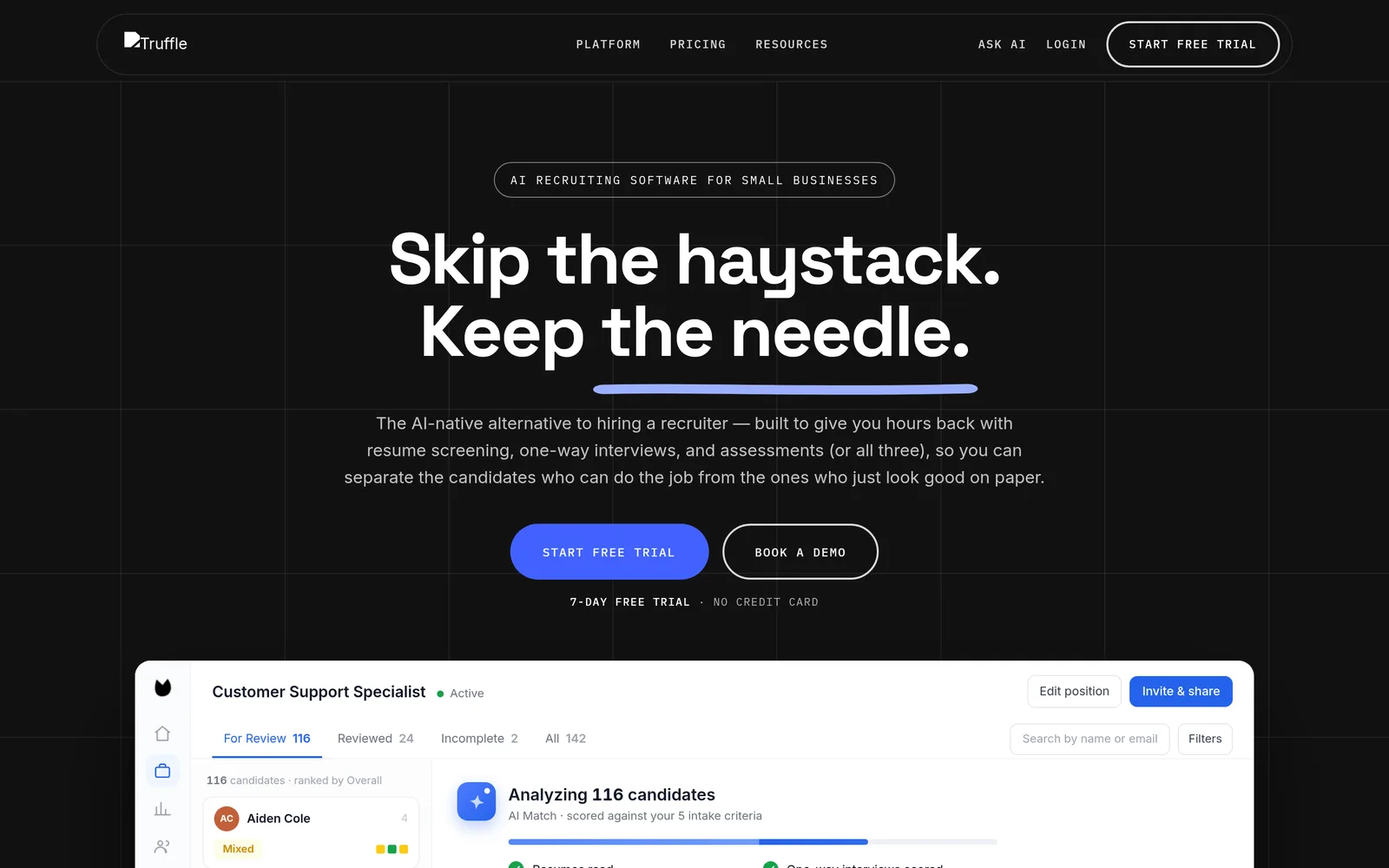 Truffle homepage