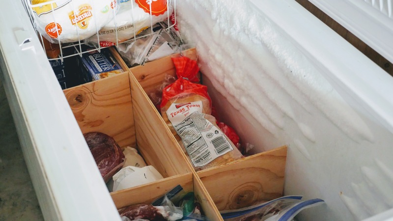 Chest Freezer Organization