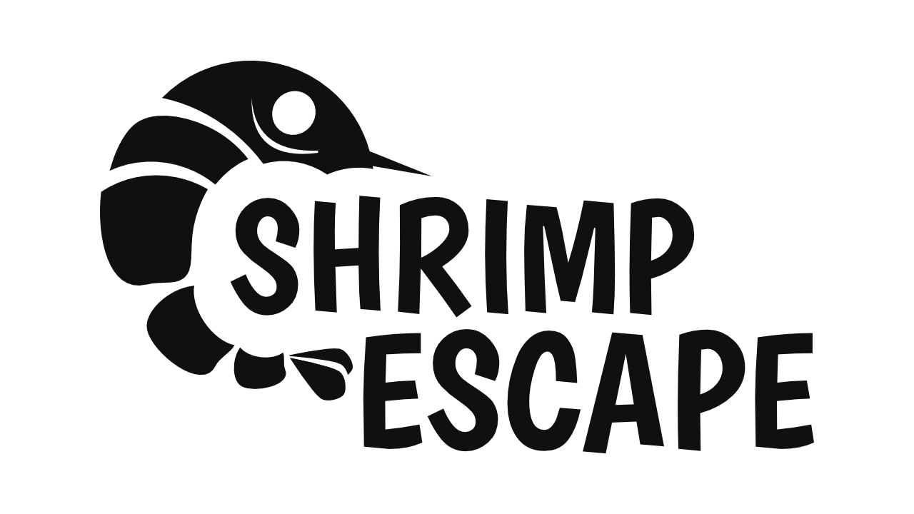 Logo of The Shrimp Escape Game.