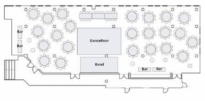 Wedding floor plan