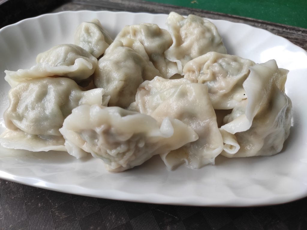 Ah Wang La Mian Xiao Long Bao: Pork & Leek Dumplings