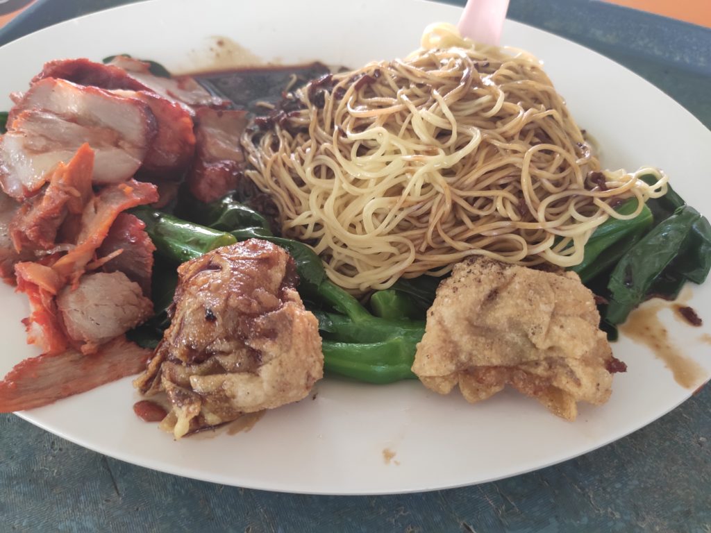 Depot Road Huang Ji Yun Tun Mian: Char Siew and Fried Wanton Noodles