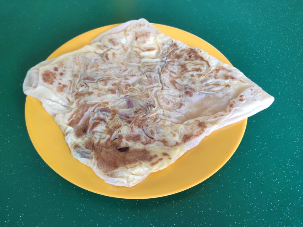 Nagoor Mee Stall: Egg Onion Prata