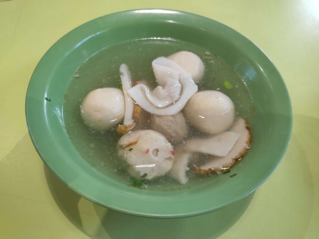 Tanjong Pagar Teo Chew Fishball Noodle: Fishball Soup