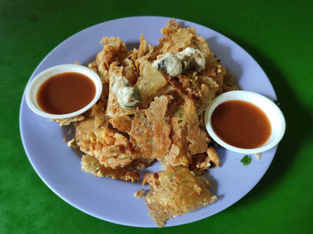 Xing Long Fried Carrot Cake Fried Oyster: Fried Oyster Omelette