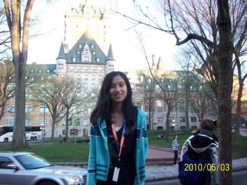 In Quebec city on a school trip, around the time a close friend started to drift away, not that I ever really felt like I fit in.