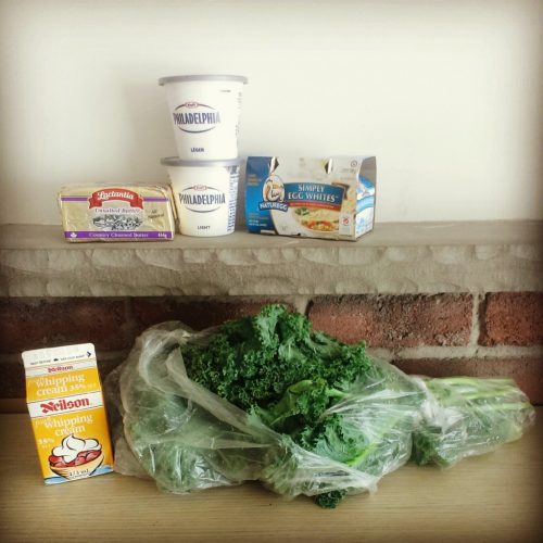 Mini Keto grocery shopping.