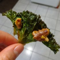 kale chips, walnuts