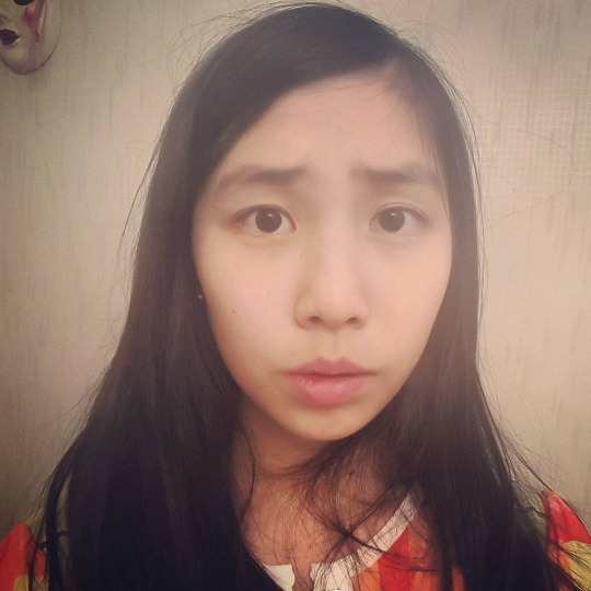 nervous selfie