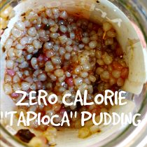 0 calorie tapioca miracle rice pudding