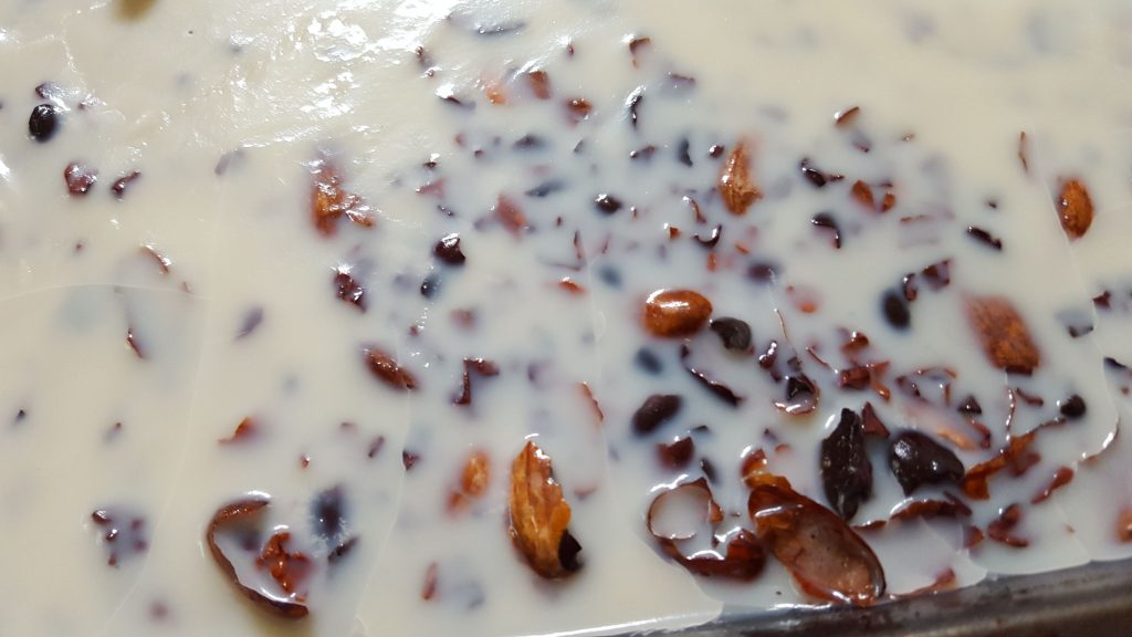 coconut bark fat bomb