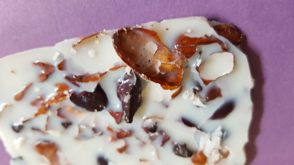 coconut bark fat bomb