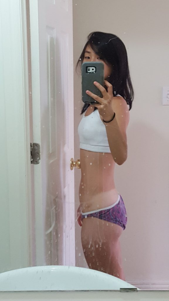 tan selfie progress bikini body guide