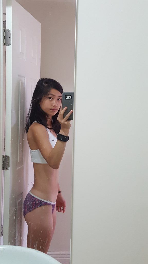 tan selfie progress bikini body guide