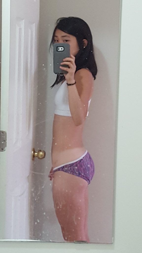 tan selfie progress bikini body guide