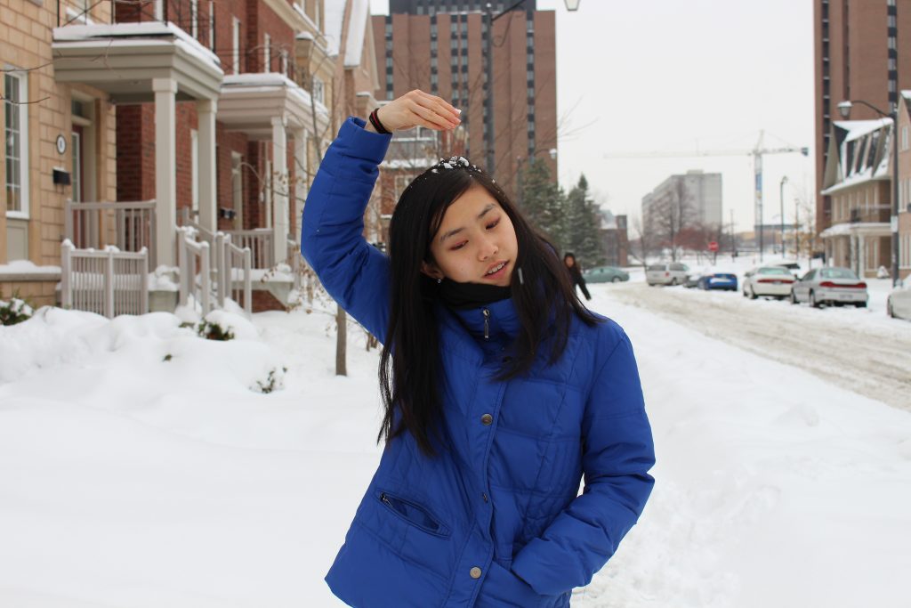 selfie winter